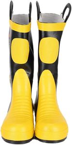 Botas de Bombero Unisex con Certificación 3C para Verano, Antiestáticas, Anti-Impactos, Anti-Pinchazos, Antideslizantes, de Goma y Acero, con Tacón Alto para Rescate - Product Image 2