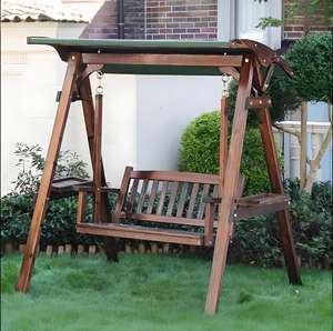 <span class=keywords><strong>Hamac</strong></span> suspendu moderne en bois <span class=keywords><strong>massif</strong></span>, chaise balançoire extérieure avec taille personnalisable pour parc et jardin, mobilier d'extérieur - Product Image 3