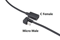 CE Rohs-Zertifizierung USB 2.0-Datenverlängerungskabel Micro-USB-Stecker auf Micro-USB-Buchse