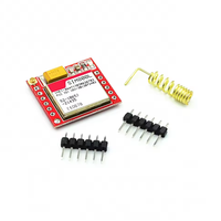 Mini module GPRS GSM SIM800L le plus petit, carte MicroSIM, carte sans fil quadri-bande, port série TTL avec antenne, DIY SIM800L GPRS