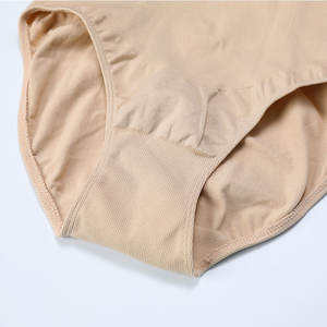 Toptan günlük katı örme sıkıştırma dikişsiz yüksek katlı tanga kadınlar için vücut sıkılaştırıcı kontrol külot - Product Image 4