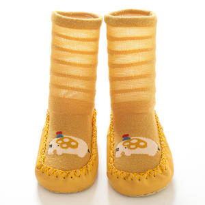Diseñador al por mayor Animal recién nacido verano primer andador antideslizante agarre calcetines algodón bebé calcetines Zapatos - Product Image 3