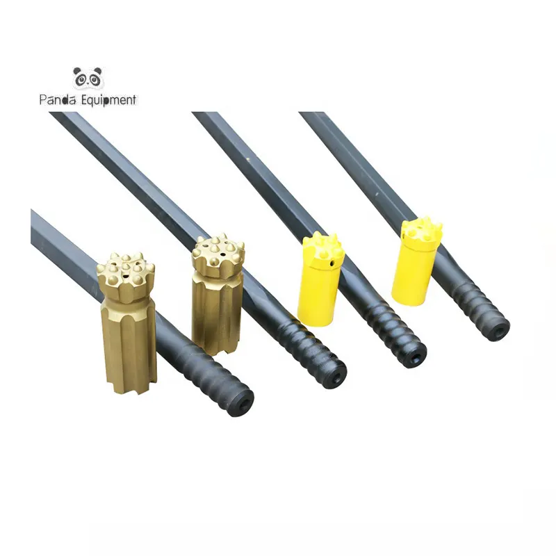 Shank Hex 22*108mm R22 R25 Thread Drill End Rod for Quarrying