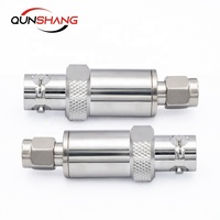 Adaptateur coaxial RF triaxial Triax BNC Femelle SMA Mâle Impédance 50Ω Fréquence 0-10 GHz Cuivre nickelé Base de communication