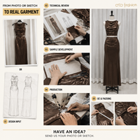 Ensemble deux pièces pour femmes, effet métallisé brillant, haut court sans manches, jupe longue sirène plissée, tenue de soirée assortie
