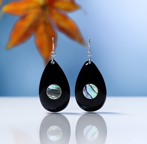 Pendientes de Cuerno de Búfalo Minh Giang, Ecológicos, Hechos a Mano, Ligeros, Elegantes, Joyería de Moda, Regalo - Product Image 5