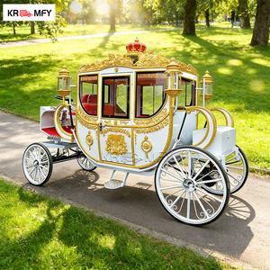 Chariot de Mariage Électrique de Luxe Style Princesse Classique, Voiture de Chevaux Royale Européenne pour Visites Touristiques, à Vendre - Product Image 4