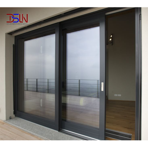 Porte coulissante en aluminium robuste, double vitrage, verre trempé, isolation thermique, efficacité énergétique pour balcon, terrasse, jardin - Product Image 2