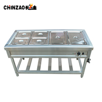 Bain-marie professionnel pour la restauration rapide, buffet électrique, table chauffante pour aliments chauds, bain-marie commercial