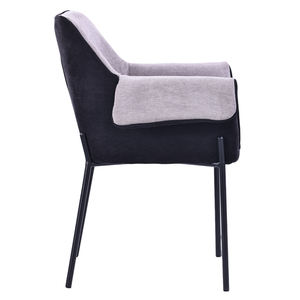 Échantillon Gratuit, Prix Abordables, <span class=keywords><strong>Fauteuil</strong></span> de Salle à Manger Moderne <span class=keywords><strong>Scandinave</strong></span> de Luxe, Entièrement Revêtu de Tissu, à Dossier Haut, avec Pieds en Métal - Product Image 3