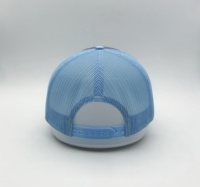 Sombrero de camionero de ala curva de 5 paneles de alta calidad personalizado al por mayor gorra de malla de espuma con logotipo impreso gorra de red para exteriores para adultos de verano