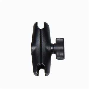 Support de téléphone portable portable pour moto avec double rotule de 25 mm et chargeur intégré, accessoire de guidon de moto de 9 cm - Product Image 3