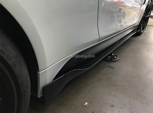 Faldones Laterales Universales de Fibra de Carbono, Moldura de Maletero para <span class=keywords><strong>BMW</strong></span>, para Benz, para VW, Protector de Parachoques, Estilo de Coche, Universal para Autos - Product Image 4