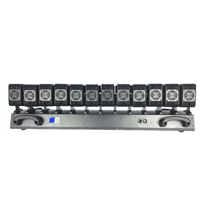 תאורת ראש נעה מקצועית 12x60W 4 ב-1 RGBW LED פיקסל בר עם פונקציית זום לבמה, מועדון, בר ודיג'יי - Product Image 5