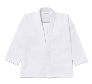 Weißer 100% Baumwoll-BJJ-Gi Judo-Kimono Kampfsport-Uniform mit Individuellem Logo OEM ODM Geringe Mindestbestellmenge Direktvertrieb ab Werk - Product Image 1