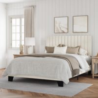 Collection Moderne Italia, Meubles d'Hôtel Marque YJX, Cadre de Lit en Bois Taille King/Queen, Design Style Doux, Réglable, Garantie 1 An