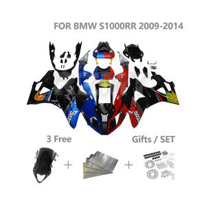 Pour BMW S1000RR HP4 2009-2014 2010 2011 2012 Carénages de moto Kit de carénage personnalisé Kit complet de carrosserie ABS Injection B1012-1007b - Product Image 1