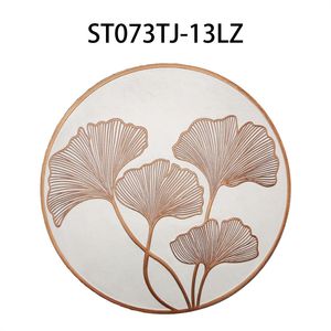 แผ่นรองจานพีวีซีหลากสีเป็นมิตรต่อสิ่งแวดล้อมขนาดกลาง38ซม. หลากสีดีไซน์หรูหราร่วมสมัยสำหรับใช้ในบ้านและร้านอาหาร - Product Image 4