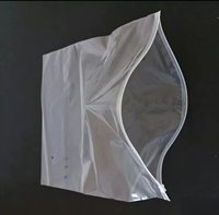 Sac à fermeture éclair coulissante en LDPE transparent avec trou d'aération, refermable, imperméable, emballage personnalisable pour vêtements