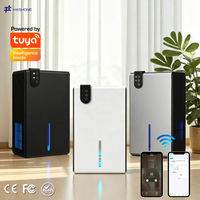 Deshumidificador de Aire Inteligente con Wifi, Portátil, con Tanque de Agua de 2.5L, para Uso Doméstico, para Dormitorio, Absorbe la Humedad y la Elimina, Marca HASHONE