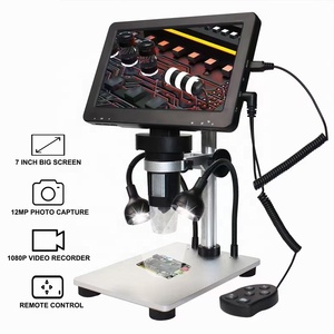 1600X 7 Inch Digital Mini Handheld Inspection LED Light Mobile Phone Repair <b>Microscope</b>(Without 32GB) DM9 Digital - Product Image 4