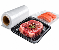 Film d'emballage sous vide multicouche en PE souple de qualité alimentaire à haute barrière, résistant à l'humidité, pour viande de bœuf (film skin pack)