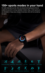 Rugged Round Smart Digital Watches Tracker Watch Mejor reloj inteligente Pantalla táctil <span class=keywords><strong>para</strong></span> hombres <span class=keywords><strong>Mujeres</strong></span> Sport <span class=keywords><strong>Smartwatch</strong></span> - Product Image 3