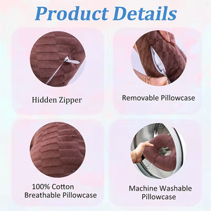 CNH耳ピアス枕サイドスリーパー用カスタムロゴ耳穴デザイン抗菌メモリーフォーム耳の痛みを和らげる - Product Image 6