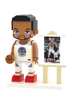 Figuras de Bloques de Construcción Mini de Jugadores de Baloncesto de la NBA con Diseño Personalizado de Curry, Juguetes Educativos de Plástico, 50 Piezas