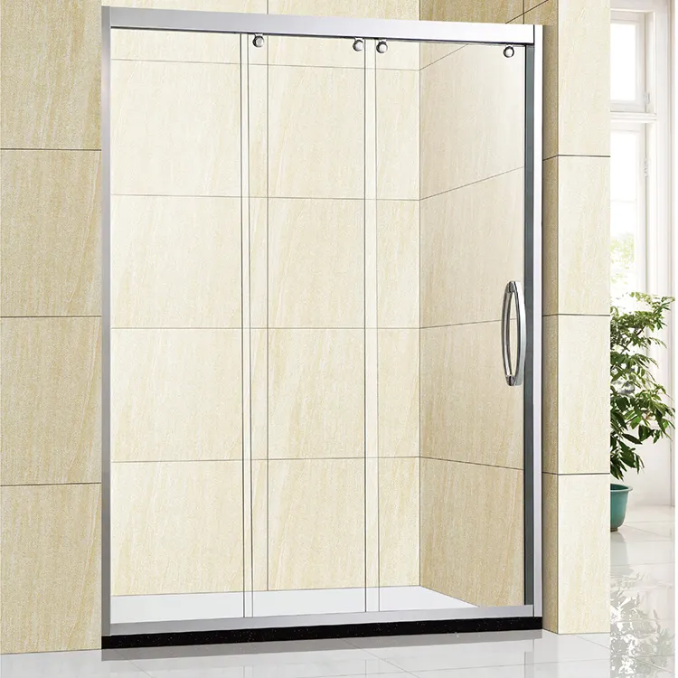 Tianfune — écran en verre pour salle de bain, clôture coulissante de salle de bain, panneau sans cadre, porte de douche, écran en verre, produit populaire, usine
