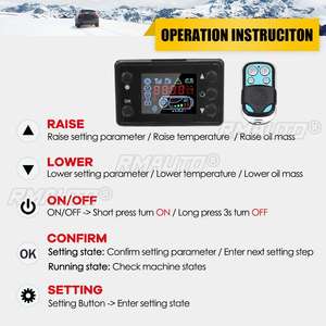 All in One Air <b>12V</b> Diesels Car Parking Heater 5KW-8KW Adjustable for Trucks Motor-Homes Boats Bus +LCD Key <b>Switch</b>+Remote - Product Image 5