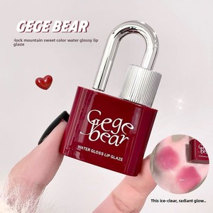 Gloss à lèvres liquide mat scintillant effet cœur, longue tenue, waterproof, pour un maquillage des lèvres doux et rêveur - Product Image 3