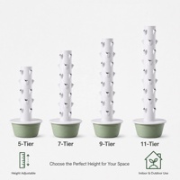 Système de culture hydroponique vertical, design gain de place avec éponge de culture, matériau écologique, équipement agricole