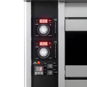 Electric Ovens Bakery Commercial 380V/220V Electrical Deck Oven Bakery 3 Layers 6 Trays Stainless Steel Pizza Oven Food Bread Pizza Home Use-New Used