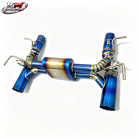 Système d'échappement arrière léger en titane KM pour Ferrari F8 Tributo Spider 3.9T V8, soupape pneumatique haute performance, Axleback