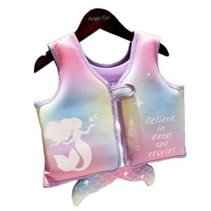 Custom Neoprene PVC Foam Child Swimsuit Cute Cartoon Kid's <b>Life</b> Vest Toddlers' Buoyancy Floating Swim Aid <b>Jacket</b> for Swimming - Product Image 1