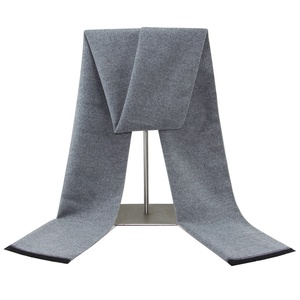 <span class=keywords><strong>Pour</strong></span> les hommes hiver <span class=keywords><strong>tricot</strong></span>é cachemire <span class=keywords><strong>Snood</strong></span> écharpe couleur unie gris clair <span class=keywords><strong>laine</strong></span> mélangée écharpe hiver épais écharpe <span class=keywords><strong>pour</strong></span> hommes - Product Image 6