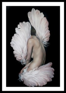 Dipinto su Tela di Alta Qualità con Figura Femminile Semi-Nuda, Arte su Tela con Cornice Esterna per Decorazione Domestica - Product Image 6