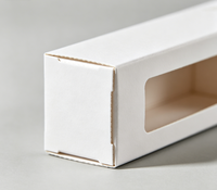 Boîtes à rouge à lèvres blanches vierges en gros avec inserts personnalisés pour les marques de cosmétiques à étiquette privée