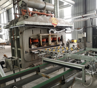 Presse à chaud de stratification de mélamine à cycle court à vendre Machine de placage de bois Machine de fabrication de mélamine MDF