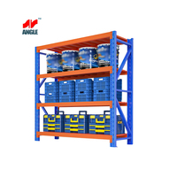 Étagère de rangement pour pneus en métal léger à quatre niveaux avec protection contre la corrosion, capacité de 100 kg