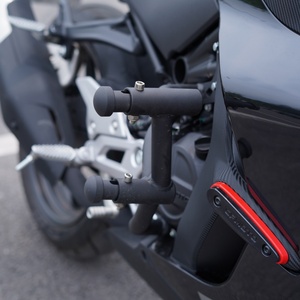 Phụ kiện xe máy, thanh bảo vệ chống đổ, thép carbon, giảm xóc kép, bảo vệ đầu xe cho CFMOTO 450SR - Product Image 5