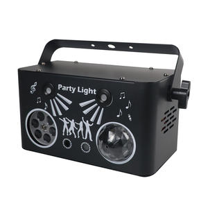 DJ Party Stage Light Party Iluminación colorida Efecto de haz Sonido DMX Control remoto Wedding Club Disco Show Bar - Product Image 4