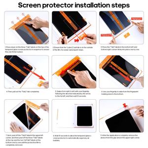 Pellicola Protettiva per Schermo <span class=keywords><strong>iPad</strong></span> <span class=keywords><strong>Apple</strong></span> Tablet 13 pollici, 12.9 pollici, <span class=keywords><strong>11</strong></span> pollici, 10.9 pollici, 10.5 pollici, Mini 8.3, Alta Definizione, Antipolvere, Antigraffio - Product Image 6