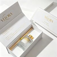 Yave 150ml Diffuseur de parfum d'ambiance de luxe avec bâtonnets, coffret cadeau -02, sans fumée, sans alcool, huile essentielle parfumée pour intérieur