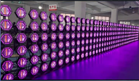 Barre lumineuse rétro à 6 LED, lumière de studio pour diffusion en direct, éclairage de scène, matrice de marquee, luminaire d'effet pour l'entretenissement, blanc chaud COB DMX512 IP33
