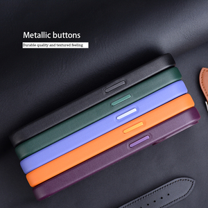 DL offres exclusives PU NAPPA couverture fermeture magnétique matériau en cuir écologique Design de luxe étui de téléphone pour iPhone 13 Pro Max - Product Image 2