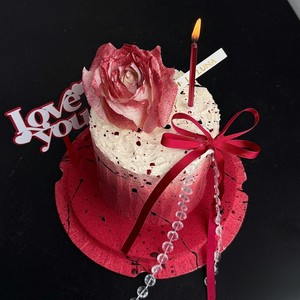 Decoración de Pastel Acrílica con Diseño de Miel y Dulzura, Lazo de Cristal de Doble Capa, Adorno para Pastel del Día de San Valentín y Festival Qixi - Product Image 2