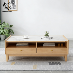 Muebles para el Hogar de Diseño Moderno, Fabricados en Fábrica, Buen Precio, Personalizables, MOQ Bajo, Envío Inmediato, de Madera y Mármol, Ecológicos, Fáciles de Montar - Product Image 2