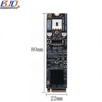Tarjeta de Expansión Adaptadora USB 3.2 Tipo-E de 20 Gbps con Conector Frontal Tipo-C a NGFF M.2 PCIe NVME M-Key ASM3242 para Escritorio, Nueva de Fábrica
